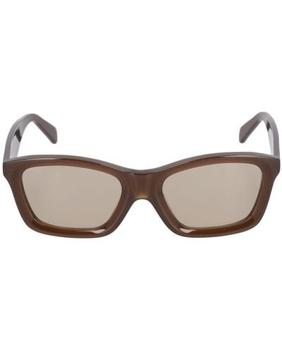 Totême The Classic Squared Acetate Sunglasses - Brown