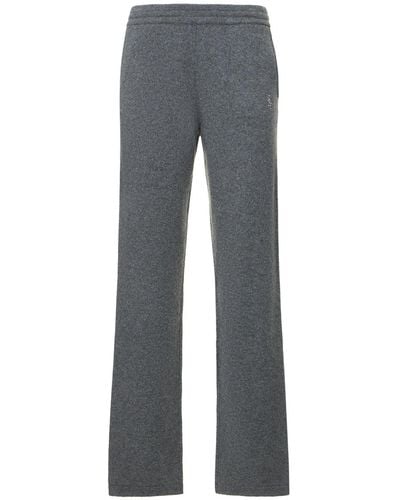 Sporty & Rich Src High Waist Cashmere Trousers - Grey