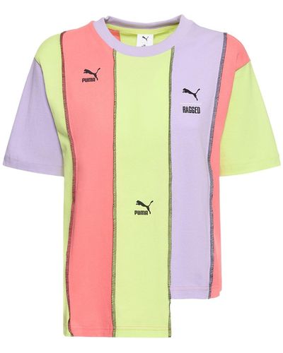 PUMA T-shirt Aus Baumwolljersey " X Trp" - Pink