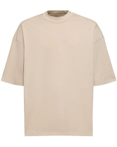 Fear Of God T-shirt en coton mélangé - Neutre
