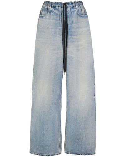 Balenciaga Oversized Denim baggy Pants - Blue