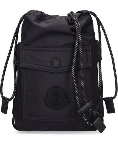 Moncler Bandolera makaio de nylon - Negro