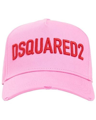 DSquared² Technicolor キャップ - ピンク