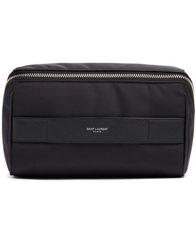 Saint Laurent Cube Trousse ナイロンポーチ - ブラック