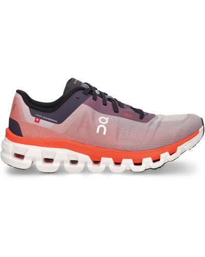 On Shoes Cloudflow 4 Trainers - Red