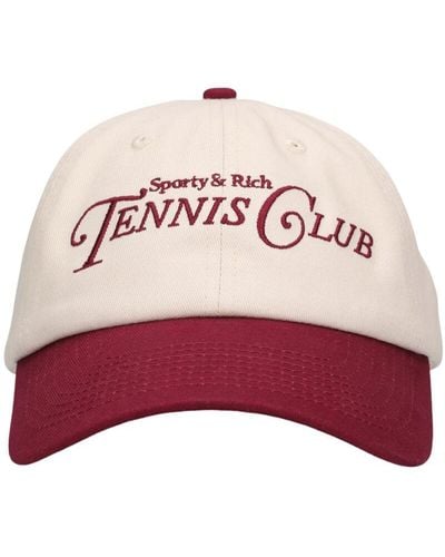 Sporty & Rich Rizzoli Tennis Hat - Pink