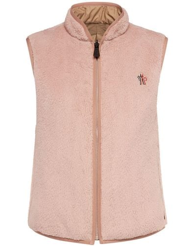 3 MONCLER GRENOBLE Reversible Tech Vest - Pink