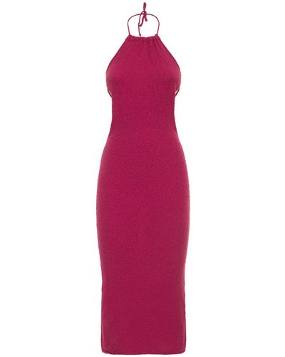 GIMAGUAS Marsa Cotton Long Dress - Purple