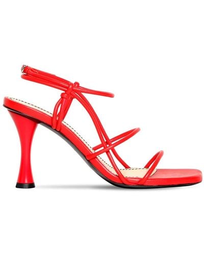 Proenza Schouler Strappy High Heel Sandals - Red