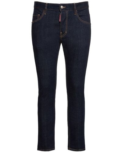 DSquared² Jean skater en denim de coton stretch - Bleu