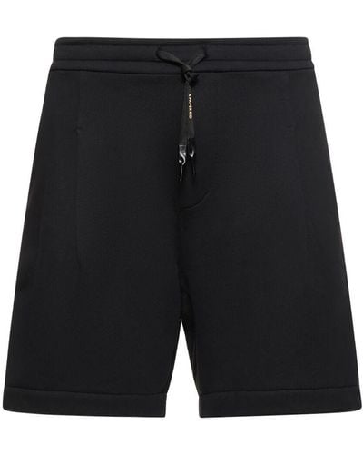 A PAPER KID Cotton Sweat Shorts - Black