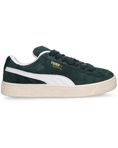 PUMA Suede Xl Hairy Sneakers - Green