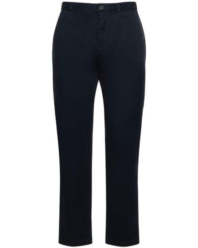 Armani Exchange Pantalones de algodón stretch - Azul