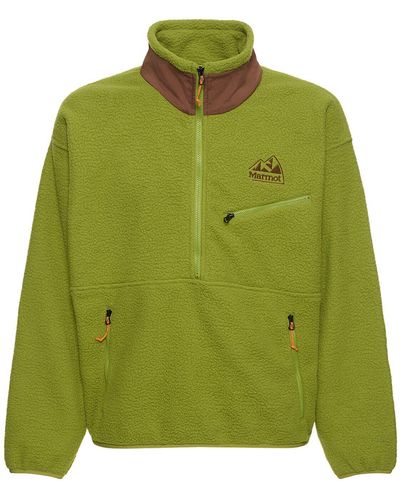 Marmot E.C.O. Recycled Tech Fleece Sweatshirt - Green