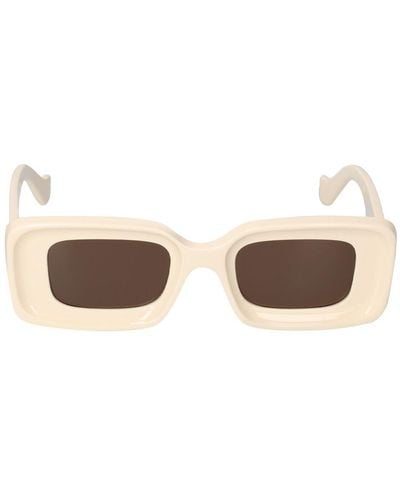 Loewe Sonnenbrille Aus Acetat "anagramm" - Weiß
