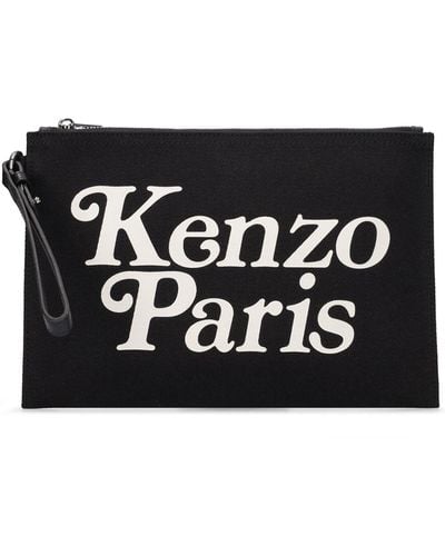 KENZO Pochette en coton kenzo x verdy - Noir