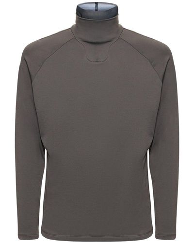 J.L-A.L Stretch Cotton Sweatshirt - Grey