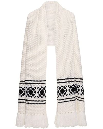 Max Mara Peplo Wool & Cashmere Long Cardigan - White