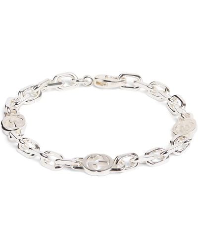 Gucci Interlocking Chain Bracelet - Natural