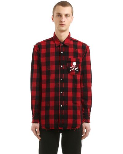 Red MASTERMIND WORLD Shirts for Men | Lyst