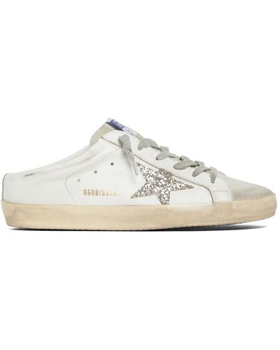 Golden Goose Sneakers mules super star sabot 20 mm - Blanc