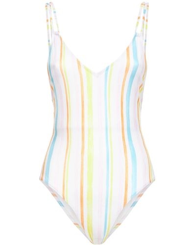 Solid & Striped The Lynn One Piece Swimsuit - White