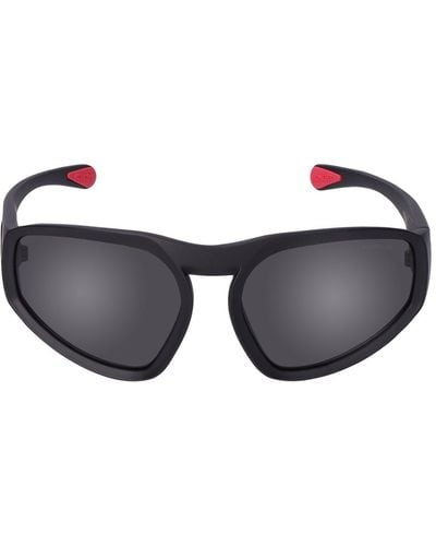 Moncler Futuristische Sonnenbrille "pentagra" - Schwarz