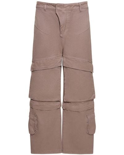 Entire studios Hard Cargo Cotton Trousers - Brown