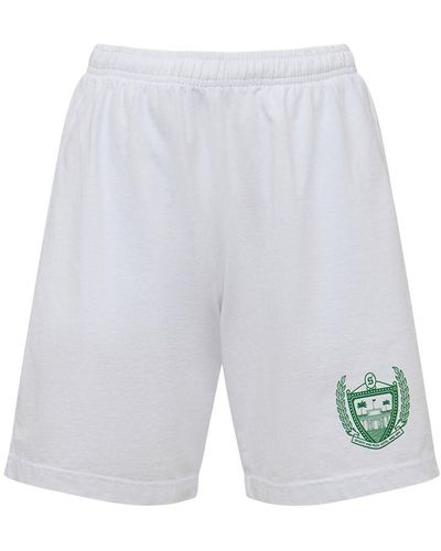 Sporty & Rich Shorts "beverly Hills" - Weiß