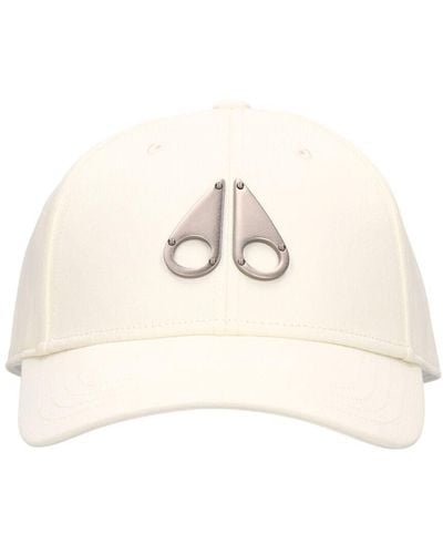 Moose Knuckles Logo cotton baseball cap - Neutro
