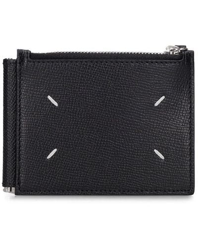 Maison Margiela Grained Leather Wallet - Black