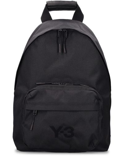 Y-3 Mochila Con Logo - Negro