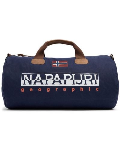 Napapijri Bering 3 キャンバスダッフルバッグ - ブルー