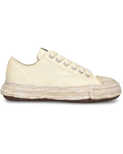 Maison Mihara Yasuhiro Peterson Low 23 Og Sole Canvas Sneakers - Natural
