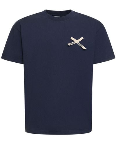 Jacquemus Le T-Shirt Nœud - Blau