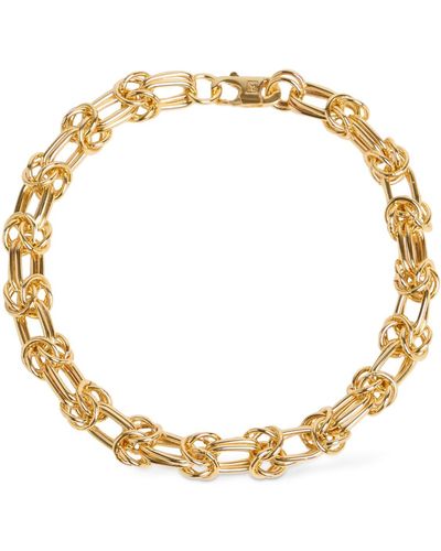 FEDERICA TOSI Lace Cecile Chain Necklace - Metallic