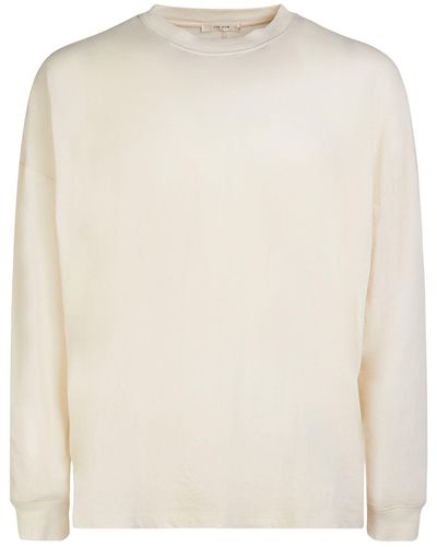The Row Dolino Cotton Long Sleeve T-Shirt - Natural