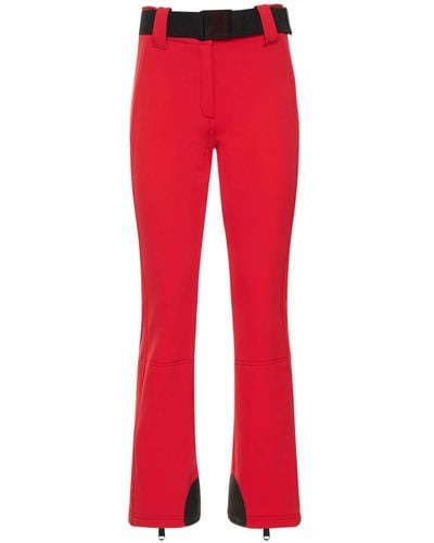 Goldbergh Pantalones de esquí de softshell - Rojo