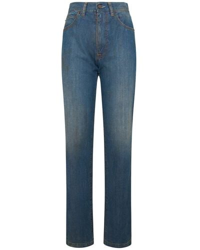 Maison Margiela Jeans Aus Denim Mit Fünf Taschen - Blau