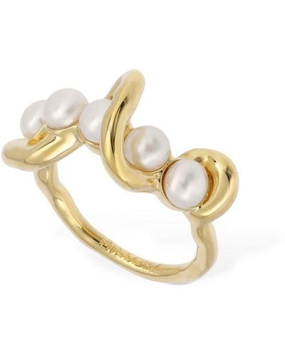 Missoma Ring "pearl 4" - Mettallic