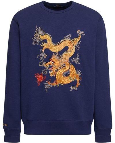 Polo Ralph Lauren Besticktes Sweatshirt - Blau