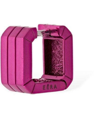 Eera Mini 18ktゴールドシングルピアス - ピンク