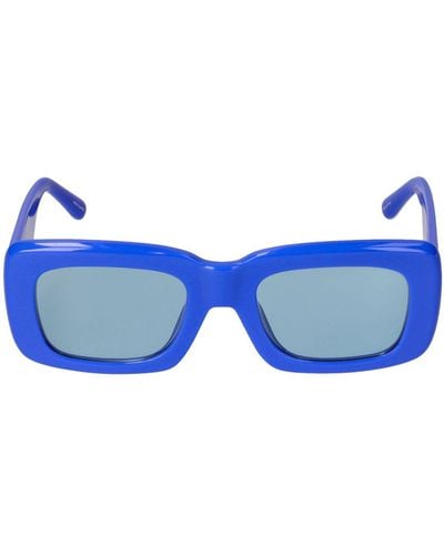 The Attico Marfa Squared Acetate Sunglasses - Blue