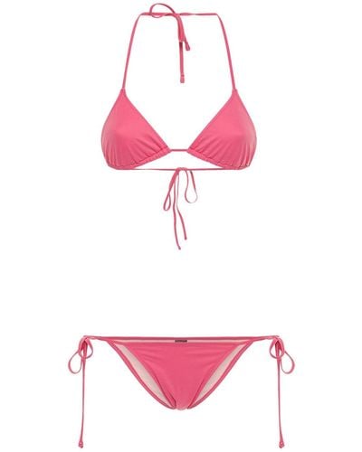 GIMAGUAS Pantelleria Triangle Bikini Set - Pink