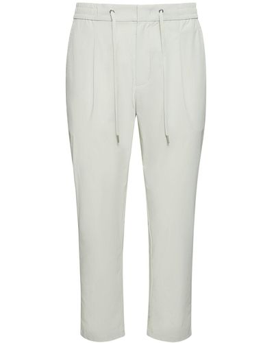 ALPHATAURI Pantalones con cordón ajustable - Blanco