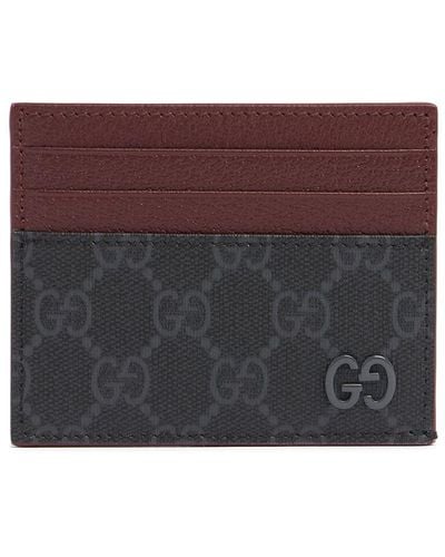 Gucci Bicolor Gg Card Case - Lila