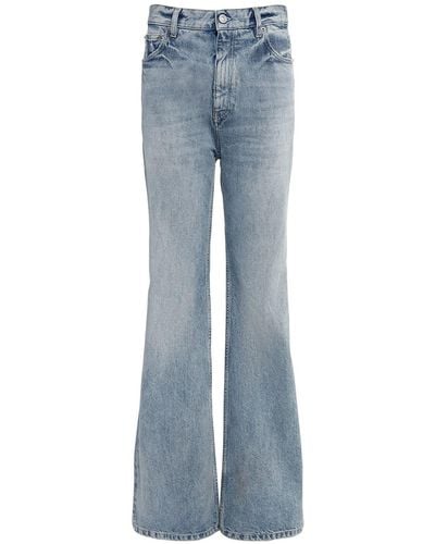 Balenciaga Jeans Aus Baumwolldenim - Blau