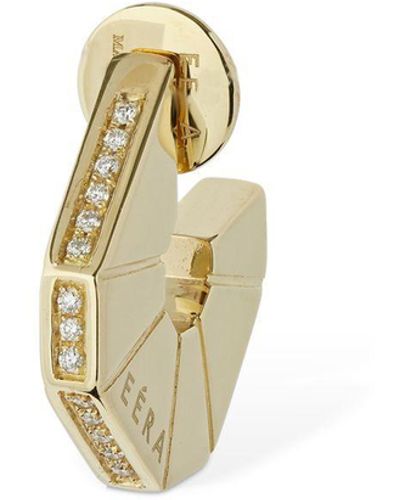 Eera Careyes 18Kt & Diamond Mono Earring - Metallic
