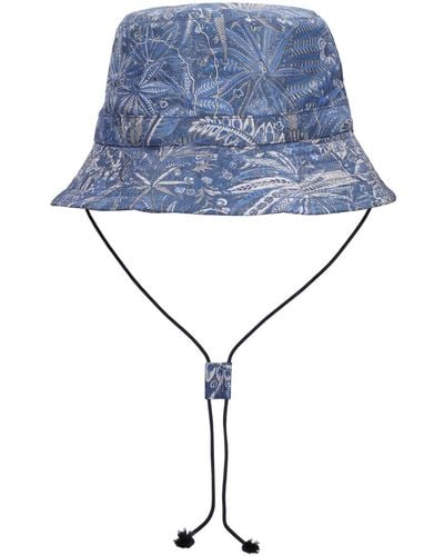 A.P.C. X Liberty Nylon Bucket Hat - Blue