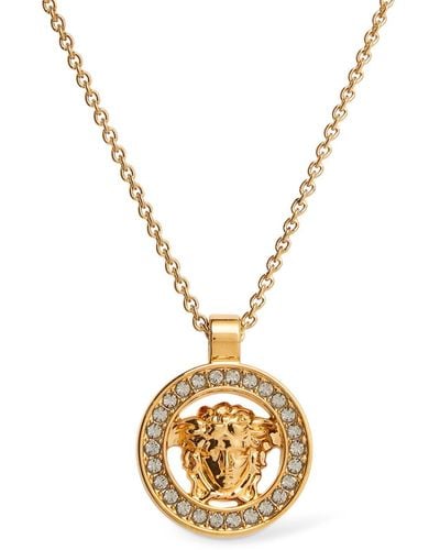 Versace Medusa '95 Pendant Necklace - Metallic